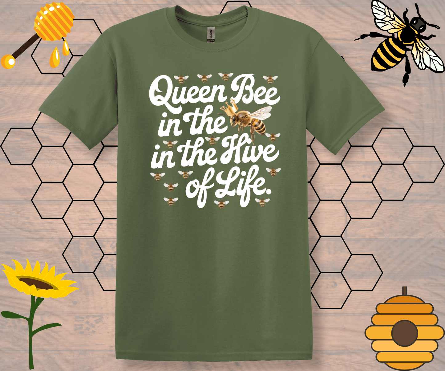 Queen Bee Inspirational Spiritual T-Shirt