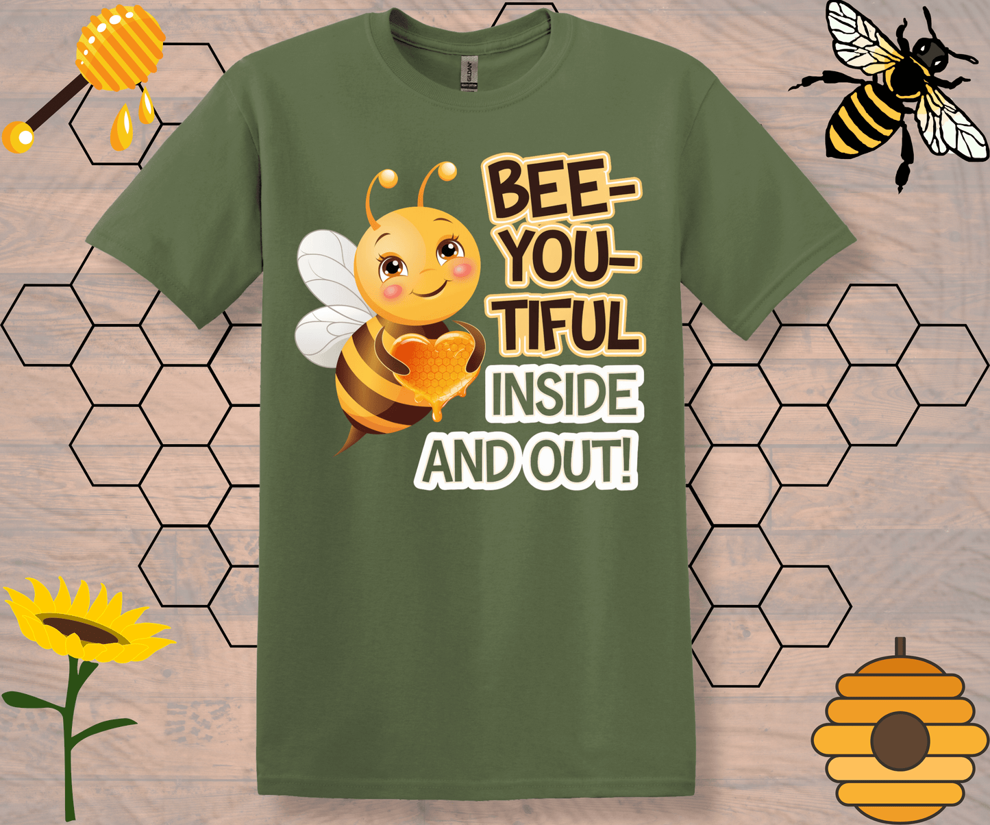 Bee-You-tiful Unisex T-Shirt - Inspirational Bee Lover Tee