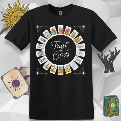 Tarot T-Shirt Trust the Cards Mystic Tee