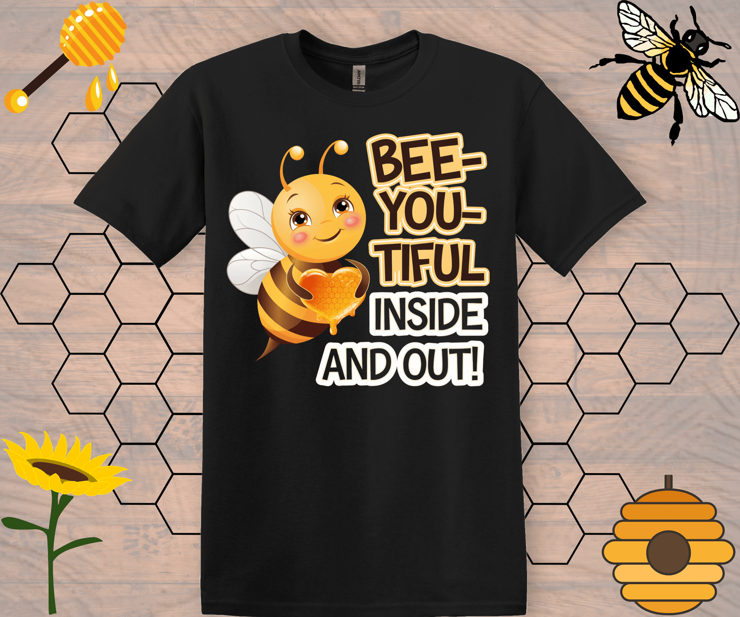 Bee-You-tiful Unisex T-Shirt - Inspirational Bee Lover Tee