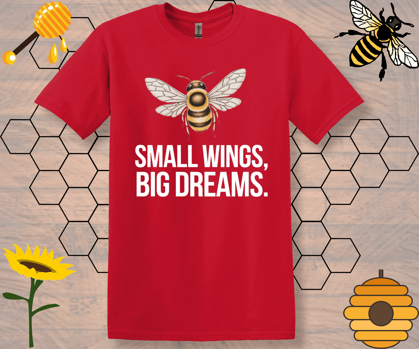 Small Wings, Big Dream. Unisex Spiritual T-Shirt