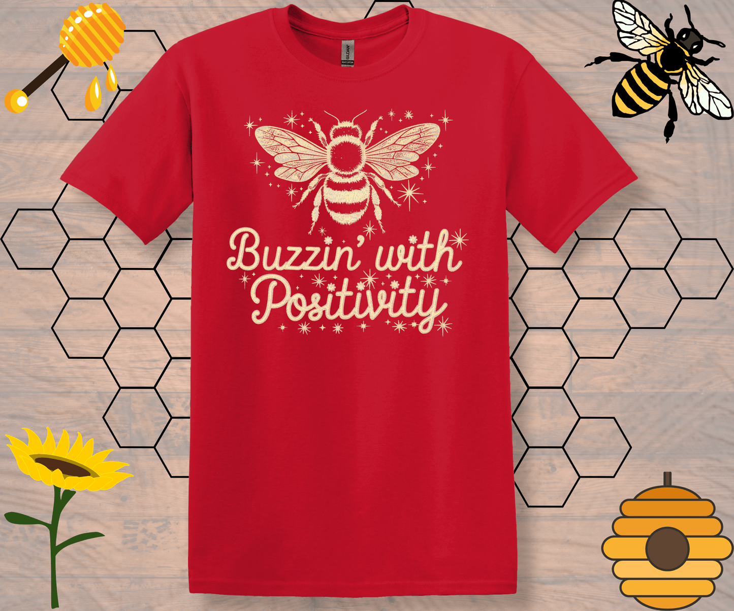 Buzzin' Unisex T-Shirt - Positive Vibes Tee