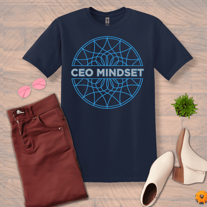 Inspire and Motivate, Uplifting T-shirt with quote: "CEO Mindset"