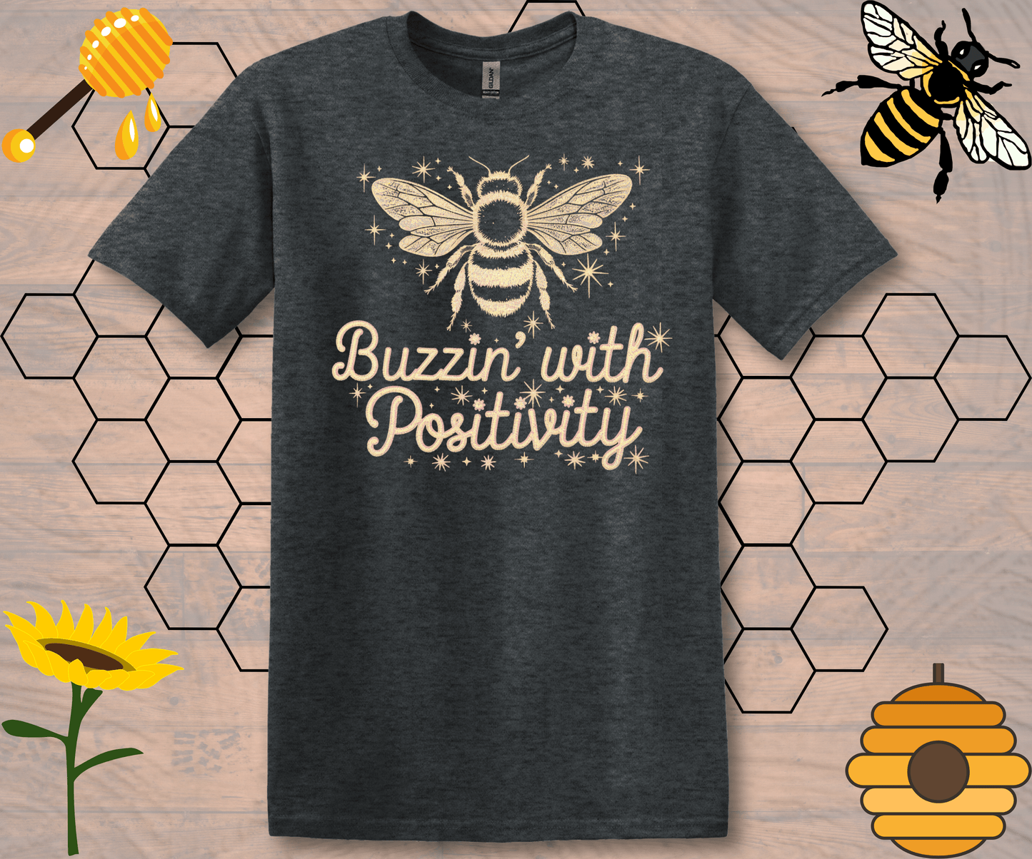 Buzzin' Unisex T-Shirt - Positive Vibes Tee