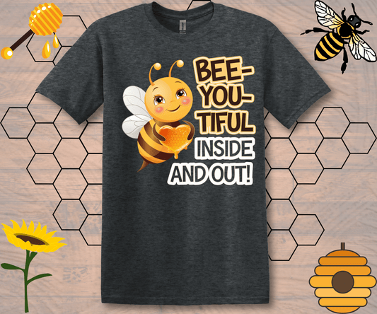 Bee-You-tiful Unisex T-Shirt - Inspirational Bee Lover Tee