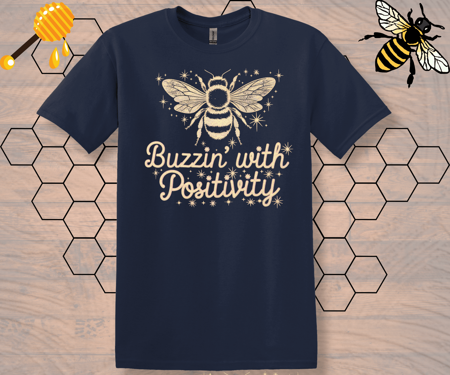 Buzzin' Unisex T-Shirt - Positive Vibes Tee