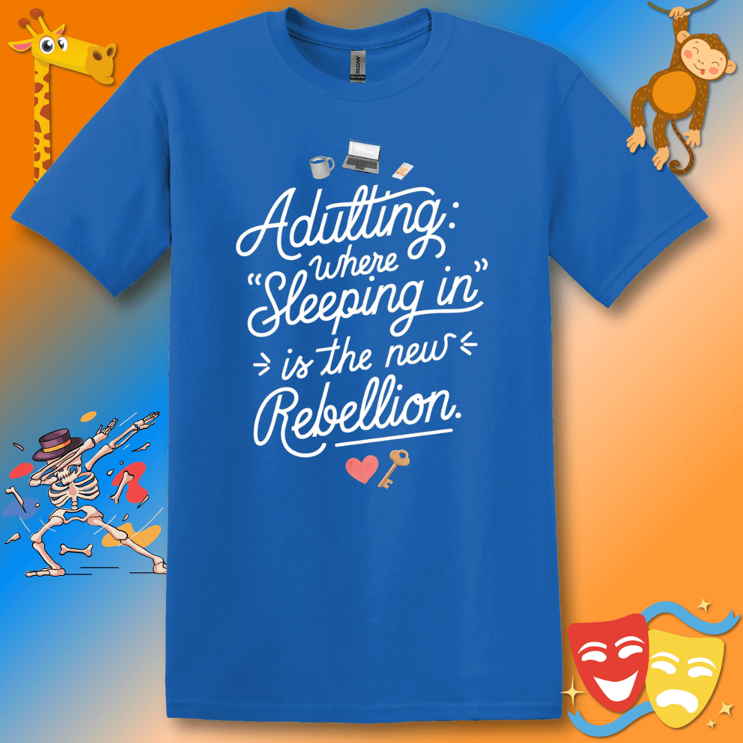 Adulting Rebellion Softstyle Funny T-Shirt