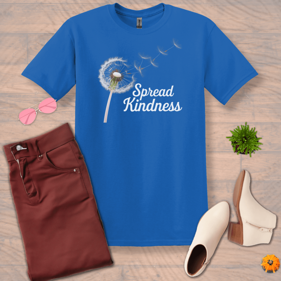 Inspire and Motivate, Uplifting T-shirt with quote: "Spread Kindness"