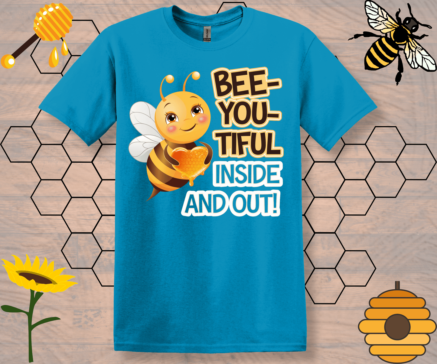 Bee-You-tiful Unisex T-Shirt - Inspirational Bee Lover Tee