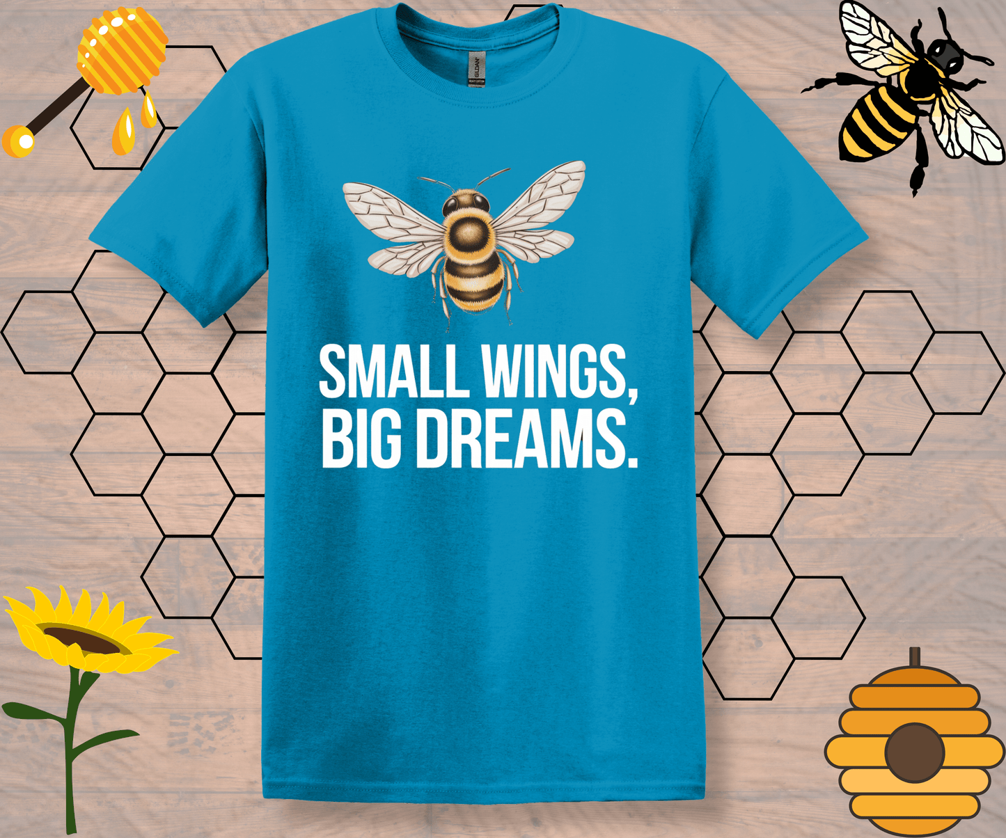 Small Wings, Big Dream. Unisex Spiritual T-Shirt