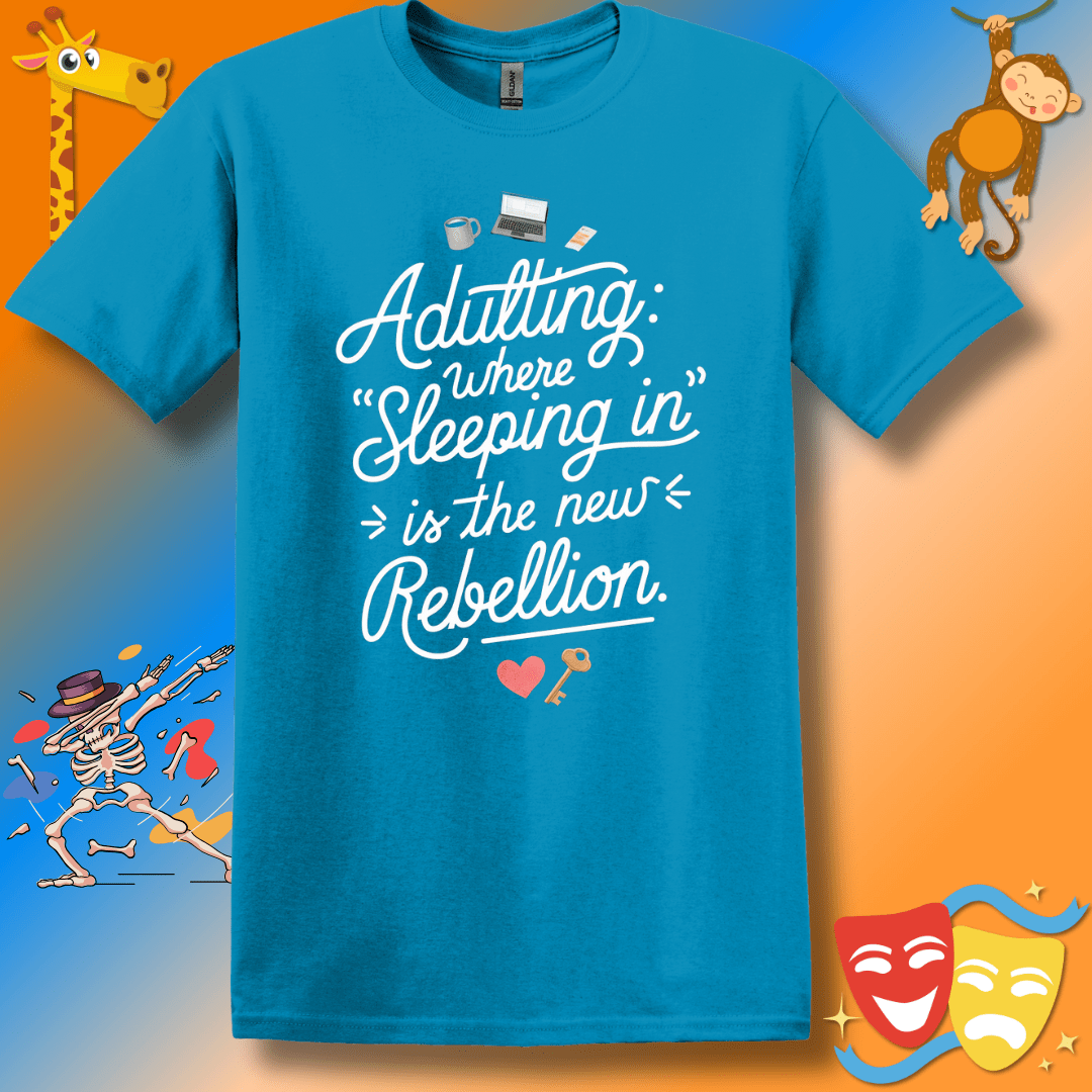 Adulting Rebellion Softstyle Funny T-Shirt