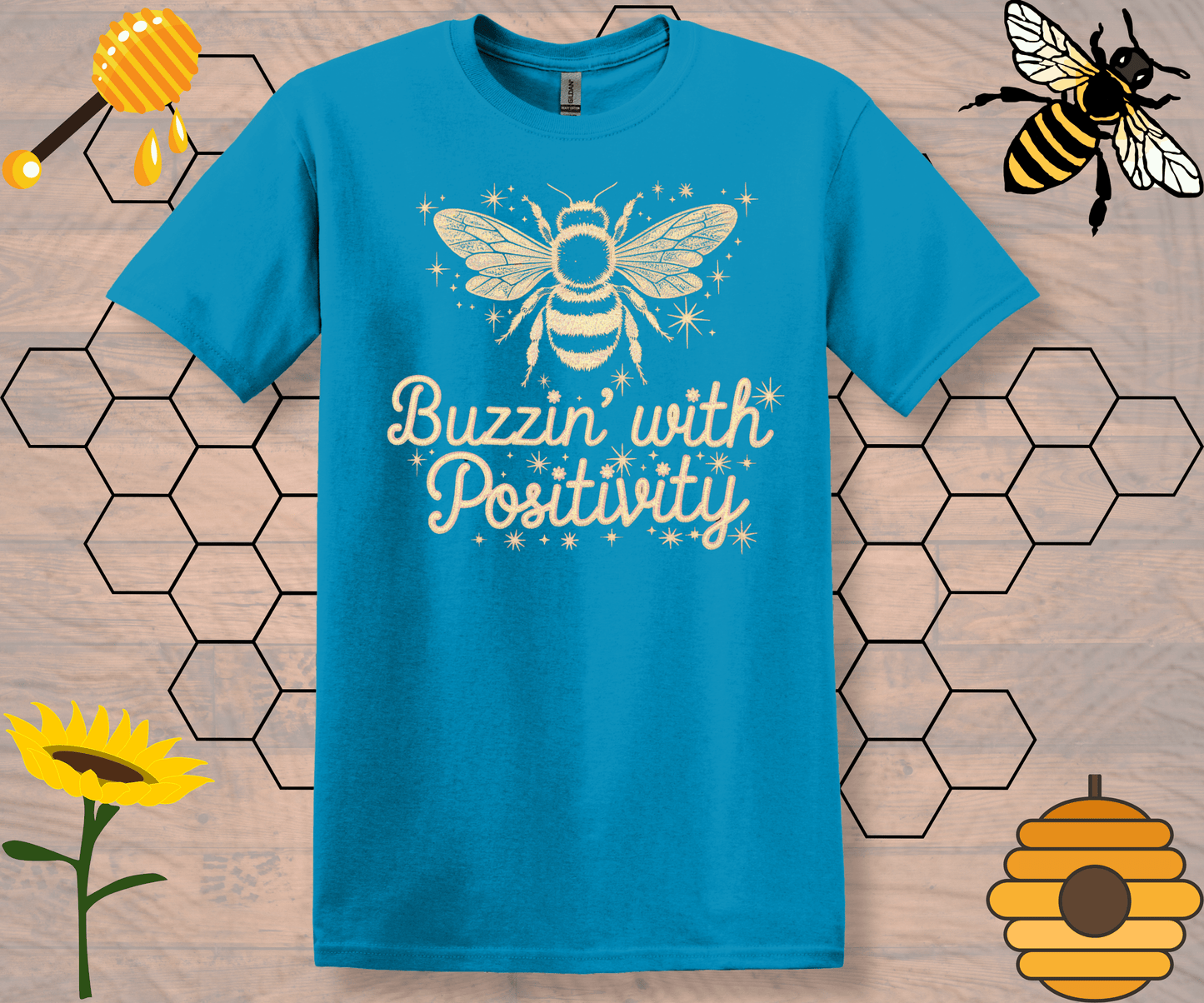 Buzzin' Unisex T-Shirt - Positive Vibes Tee