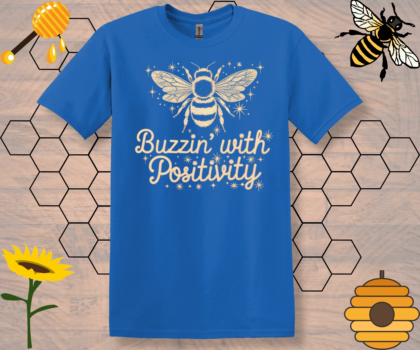 Buzzin' Unisex T-Shirt - Positive Vibes Tee