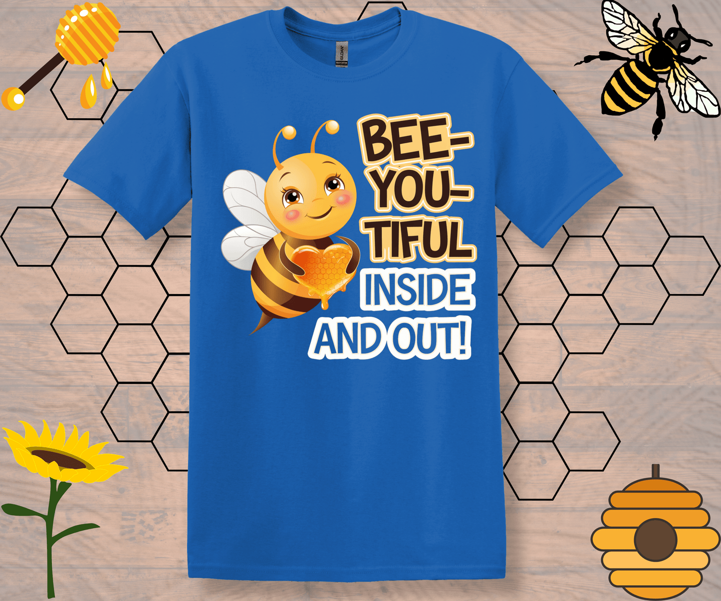 Bee-You-tiful Unisex T-Shirt - Inspirational Bee Lover Tee