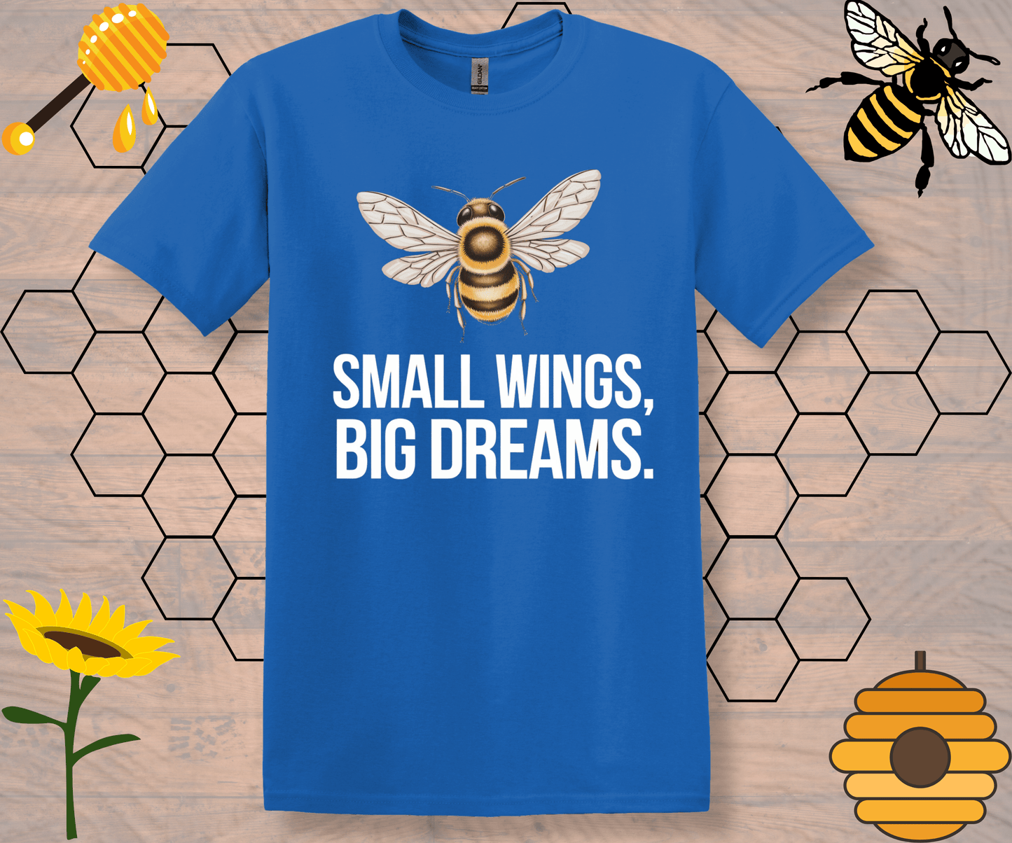 Small Wings, Big Dream. Unisex Spiritual T-Shirt