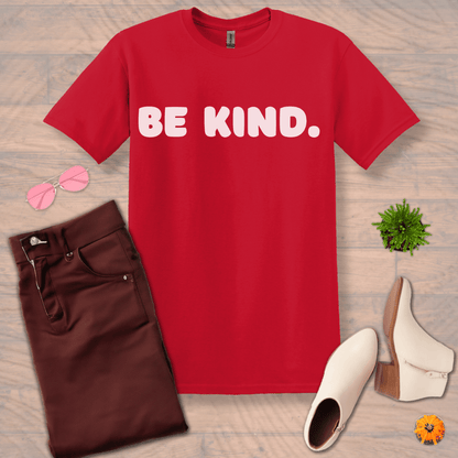 Inspire and Motivate, Uplifting T-shirt with quote: "Be Kind"