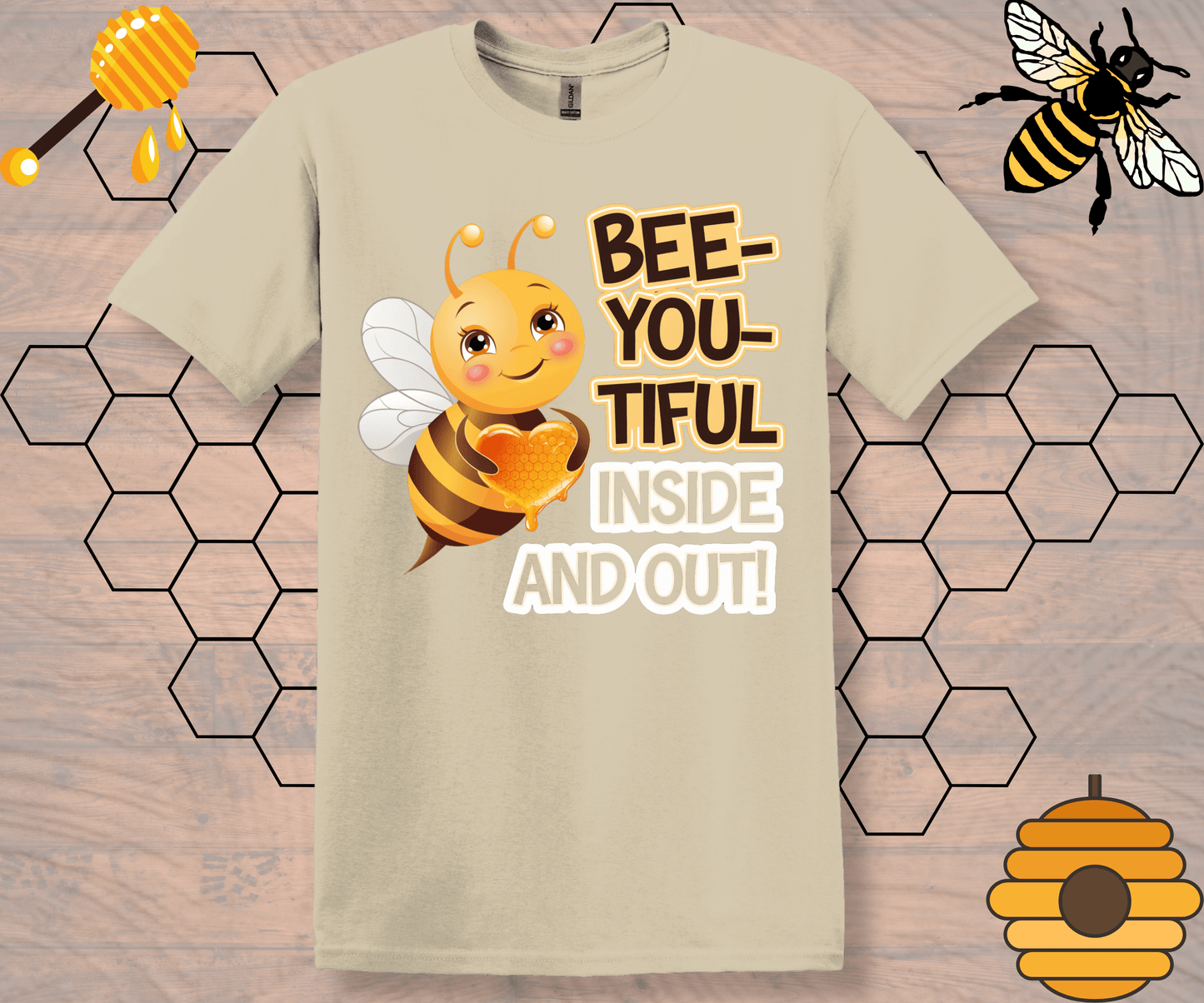 Bee-You-tiful Unisex T-Shirt - Inspirational Bee Lover Tee